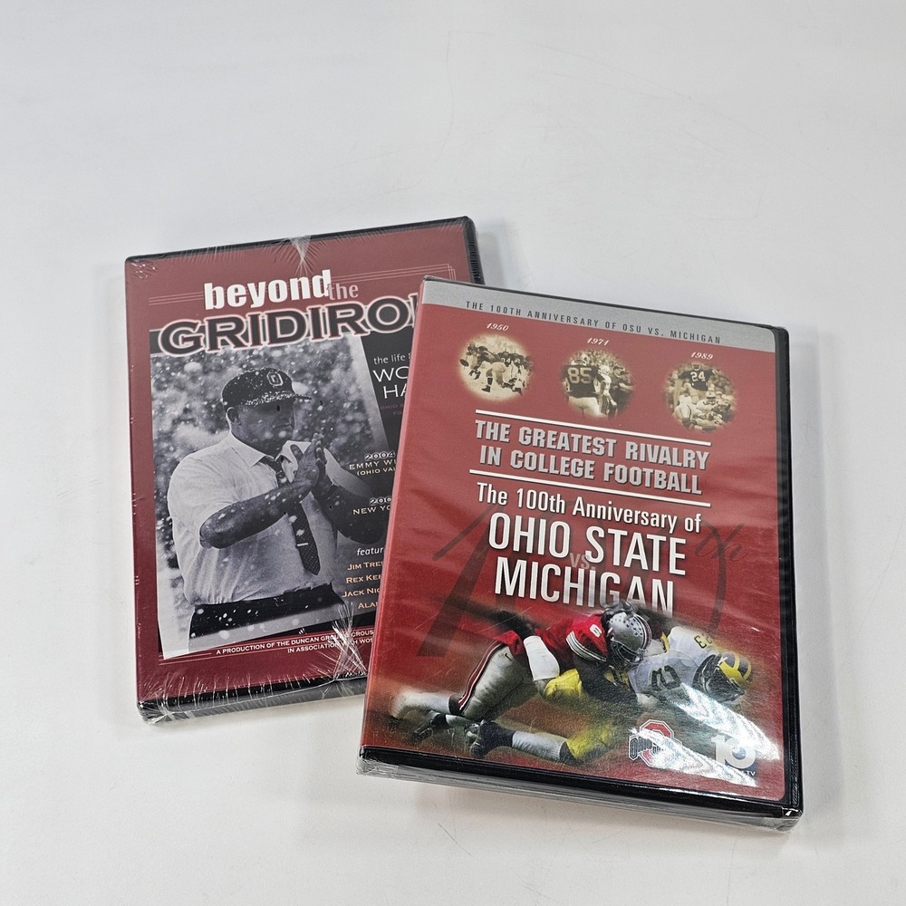 Ohio State Football DVD Lot Woody Hayes Beyond the Gridiron OSU vs Michigan New